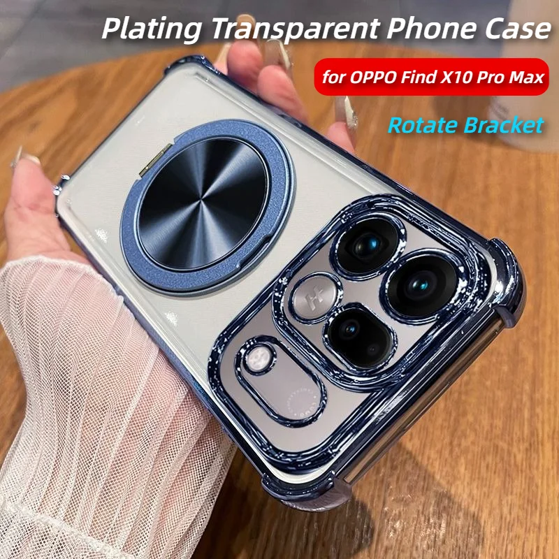 Oppo Find X8 - Transparente de moda 360 ° Funda